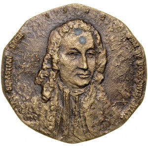 Medaille von Józef Stasiński, 1985, gewidmet dem Nationalen Klavierwettbewerb von J.S. Bach in Gorzów Wielkopolski, Opus 1229.