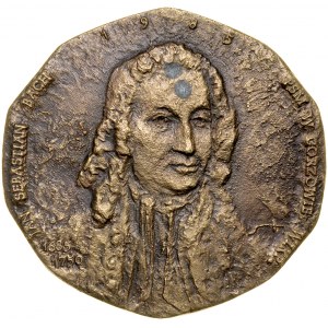 Medal autorstwa Józefa Stasińskiego z 1985 roku poświęcony Ogólnopolskiemu Konkursowi Pianistycznemu im J.S. Bacha, w Gorzowie Wielkopolskim, Opus 1229.