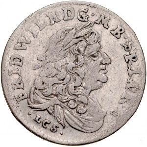 Prusy Książęce, Fryderyk Wilhelm 1641-1688, Szóstak 1685 LCS, Berlin. R