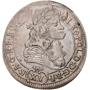 Węgry, Leopold I 1657-1705, XV krajcarów 1687, Kremnica.