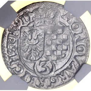 Śląsk, Księstwo Legnicko-Brzesko-Wołowskie, Jan Chrystian i Jerzy Rudolf 1603-1621, 3 krajcary 1617, Złoty Stok.