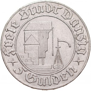WMG, 5 guldenów 1932, Żuraw, Berlin.