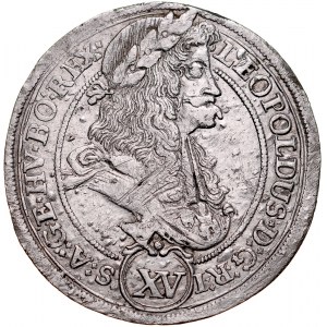 Węgry, Leopold I 1657-1705, XV krajcarów 1694, Kremnica.