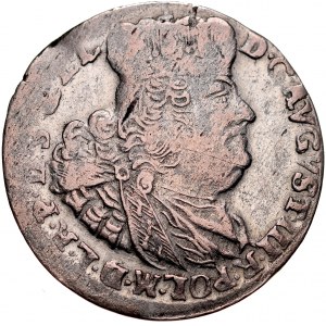 August III 1733-1763, Szóstak 1761, Gdańsk.
