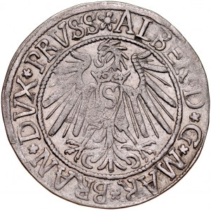 Prusy Książęce, Albrecht Hohenzollern 1525-1568, Grosz 1539, Królewiec.