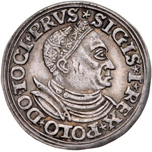 Zygmunt I Stary 1506-1548, Trojak 1532, Toruń.