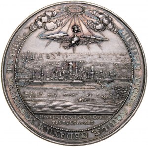 Medal autorstwa J. Hoehna z 1653 wybity z okazji wizytacji miasta przez króla Jan Kazimierza.