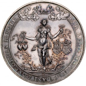 Medal autorstwa J. Hoehna z 1653 wybity z okazji wizytacji miasta przez króla Jan Kazimierza.