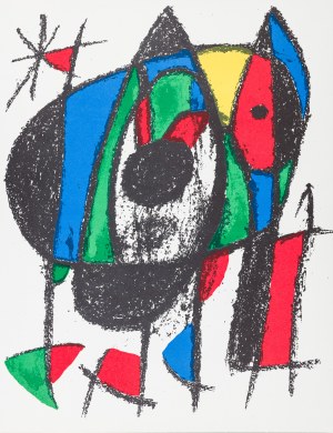 Miró Joan, Kompozycja V, 1972