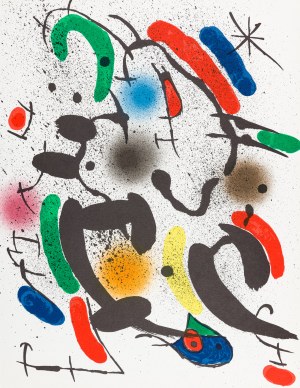 Miró Joan, Kompozycja VI, 1972