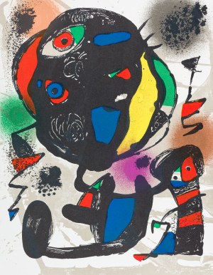 Miró Joan, Kompozycja V wariant, 1972