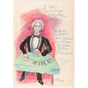 Karol Frycz, Ludwik Solski, jako hr. Ziemowit w sztuce Lucjana Rydla “Bodenheim”, 1907