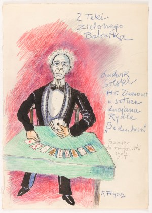 Karol Frycz, Ludwik Solski, jako hr. Ziemowit w sztuce Lucjana Rydla “Bodenheim”, 1907