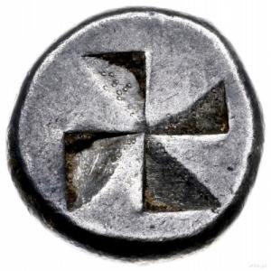 stater (sigloi) 416-357 pne; Aw: Byk kroczący w lewo, n...