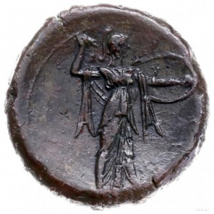brąz ok. 278-276 pne; Aw: Głowa Heraklesa w lewo, po le...