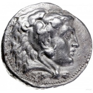 tetradrachma, mennica w Cylicji; Aw: Głowa Heraklesa w ...