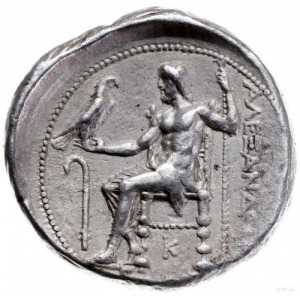 tetradrachma, mennica w Cylicji; Aw: Głowa Heraklesa w ...
