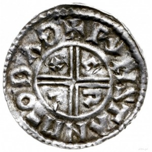denar typu crux, 991-997, mennica Bath, mincerz Wynstan...