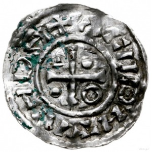 denar 985-995, mincerz Hrothi; Hahn 78a4 var; srebro 20...