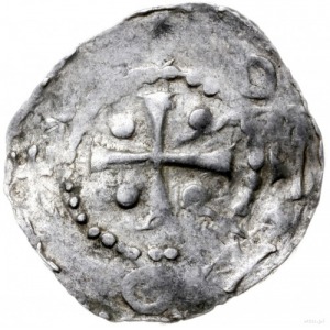 denar 983-1002; Aw: Krzyż z kulkami w kątach, OTTO REX;...