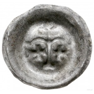 brakteat, ok. 1267-1277; Arkady z dwoma krzyżykami; BRP...