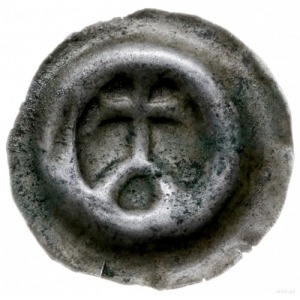 brakteat, ok. 1277-1288; Krzyż na arkadzie; BRP Prusy T...