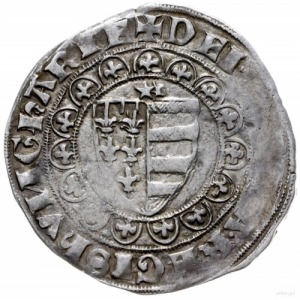 grosz ok. 1334-1336; MONETA DOMINI KAROLI / DEI GRATIA ...