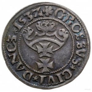 grosz 1532, Gdańsk; odmiana z końcówką PR; CNG 57.II, P...