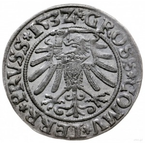 grosz 1532, Toruń; końcówki napisu PRVSSI/PRVSS; Kop. 3...