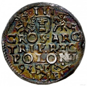 trojak 1594, Poznań; końcówki napisów LI/POLONI; Iger P...