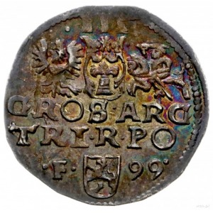 trojak 1599, Wschowa; odmiana z napisem SIG III; Iger W...