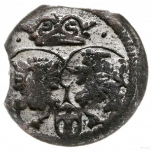 denar 1619, Kraków; H-Cz. 7484 (R6), Kop. 564 (R8), Tys...
