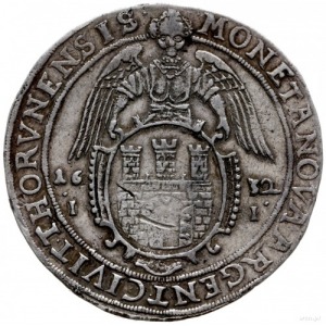 półtalar 1632, Toruń; Aw: Półpostać króla w prawo i nap...