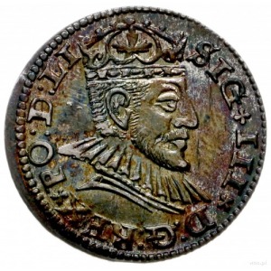 trojak 1590, Ryga; mała głowa króla; Iger R.90.1.b, Ger...