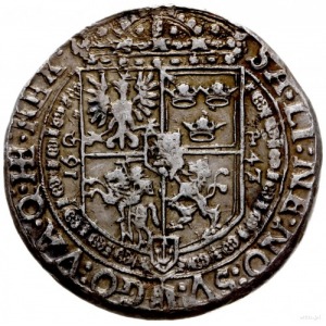 póltalar 1647, Kraków; Aw: Popiersie króla w prawo i na...