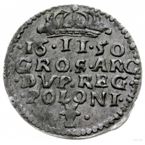dwugrosz 1650, Bydgoszcz; litery C-G po bokach Orła, kr...