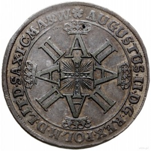talar (Albertustaler) 1702, Lipsk; Aw: Krzyż Orderu Dan...