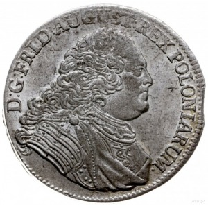 1/3 talara (1/2 guldena) 1756 FWôF, Drezno; Kahnt 555, ...