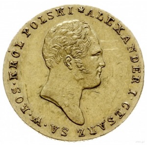 25 złotych 1818 IB, Warszawa; Aw: Głowa cara w prawo i ...