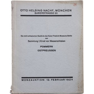 Otto Helbing Nachf., München. Katalog aukcyjny “Sammlun...