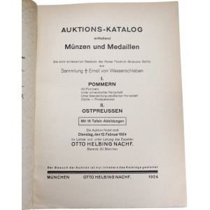 Otto Helbing Nachf., München. Katalog aukcyjny “Sammlun...