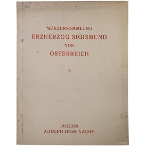 Adolph Hess Nachfolger, Luzern. Katalog aukcyjny “Münze...