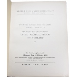 Adolph Hess Aktiengesellschaft. Katalog aukcyjny “Goldm...