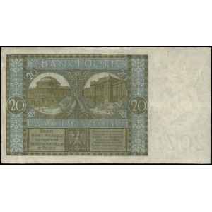 20 złotych 1.03.1926, seria W, numeracja 2089732; Lucow...
