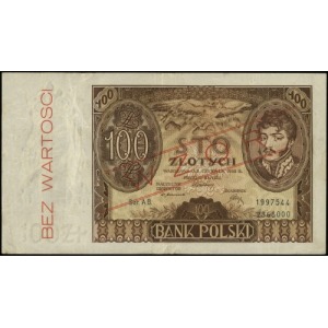 100 złotych 2.06.1932, seria AB, numeracja 1997544 / 23...