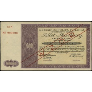 bilet skarbowy na 100.000 złotych 9.02.1948; IV emisja ...