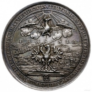 medal z 1654 roku, autorstwa Jana Höhna, wybity na pami...