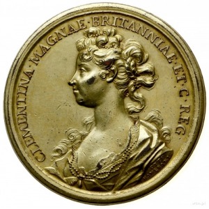 medal z 1719 r. autorstwa Otto Hammeraniego wybity w Rz...