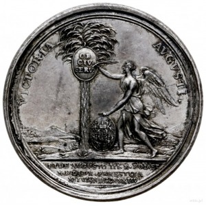 medal z 1734 r. autorstwa V. Verstnera wybity z okazji ...