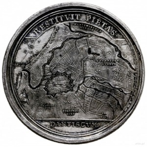 medal z 1734 r. autorstwa V. Verstnera wybity z okazji ...